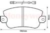 BENDIX 571223B Brake Pad Set, disc brake